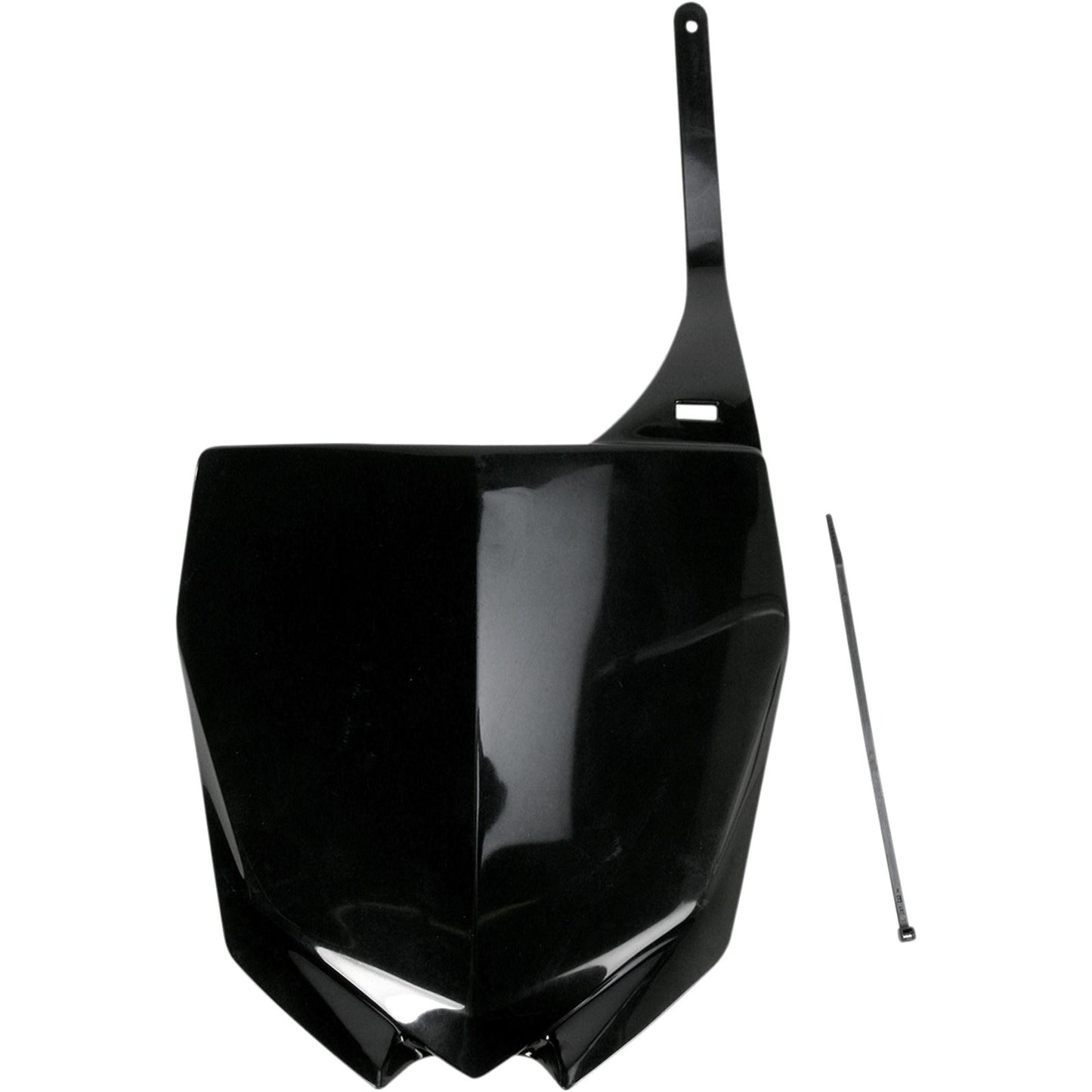 UFO Plastics Restyled Number Plate - YZ 2 to 4 Stroke - Black [MPN: YA04832-001]_486554