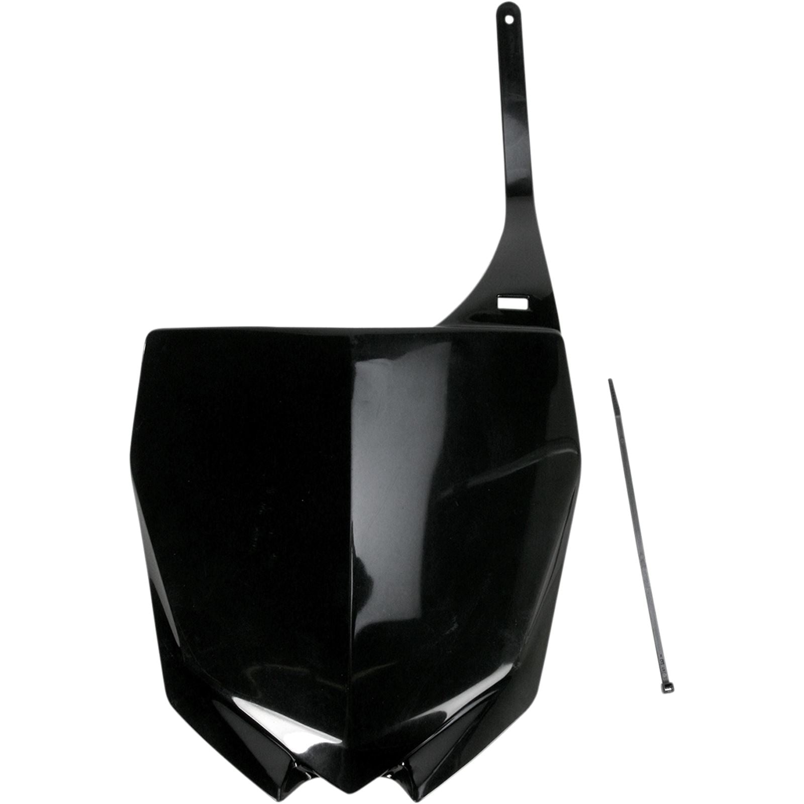 UFO Plastics Restyled Number Plate - YZ 2 to 4 Stroke - Black [MPN: YA04832-001]_486554