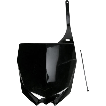 UFO Plastics Restyled Number Plate - YZ 2 to 4 Stroke - Black [MPN: YA04832-001]_486554