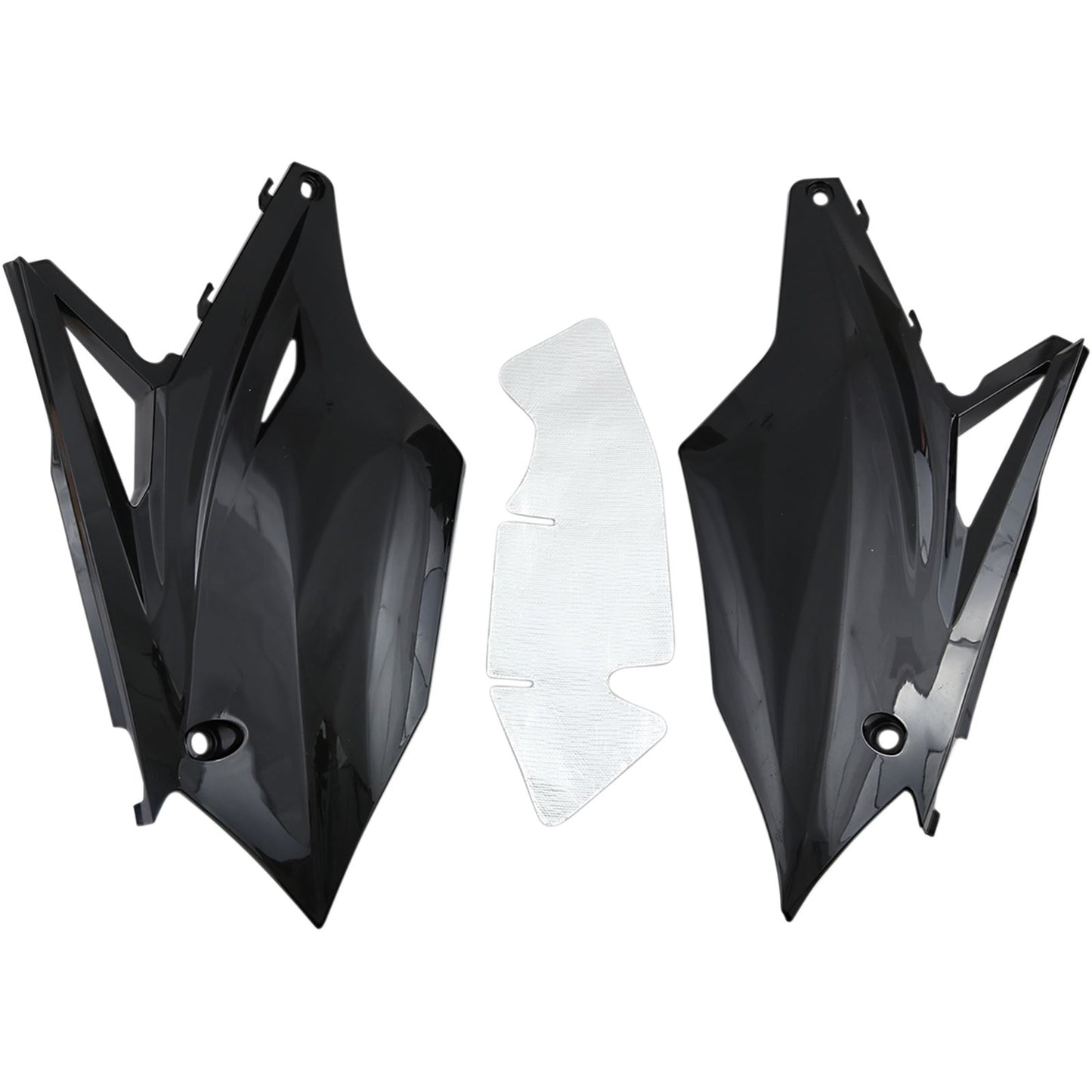 UFO Plastics Side Panels - KX250F '17 - Black [MPN: KA04737-001]_487977
