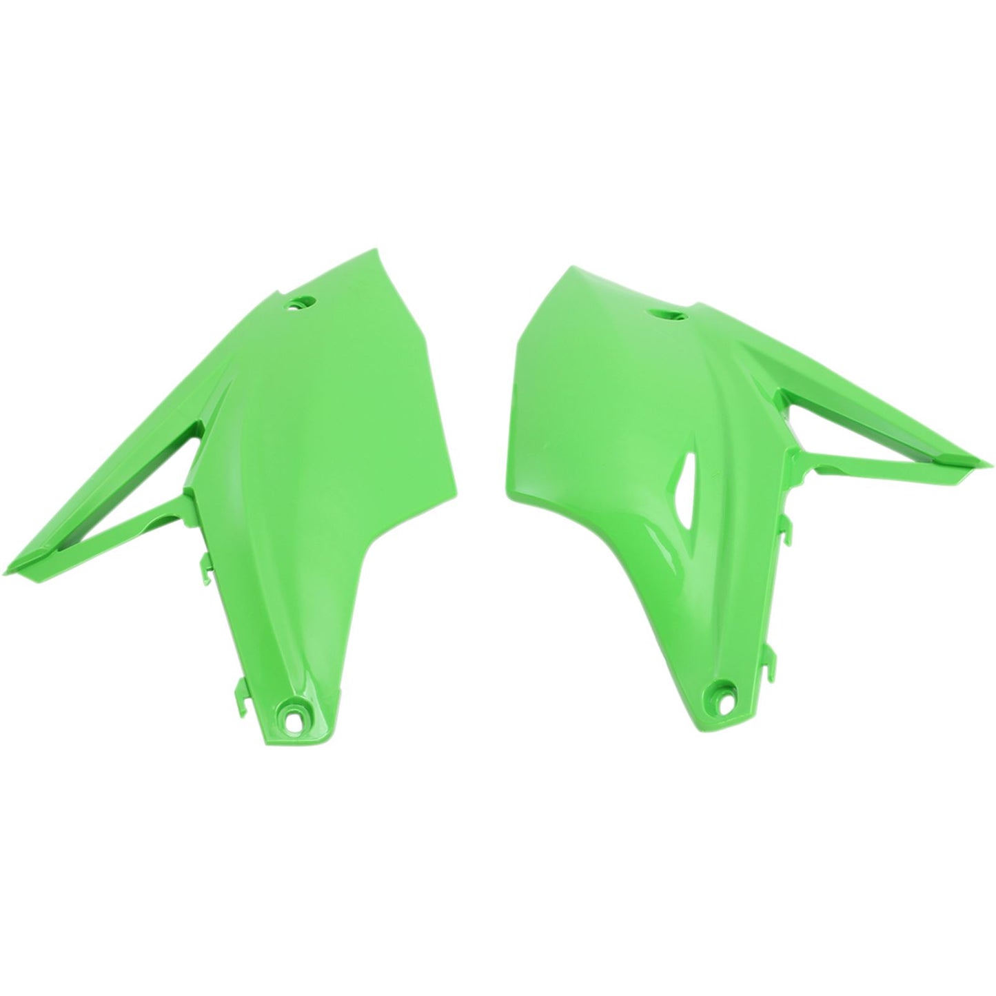 UFO Plastics Side Panels - KX250F '17 - Green [MPN: KA04737-026]_487979