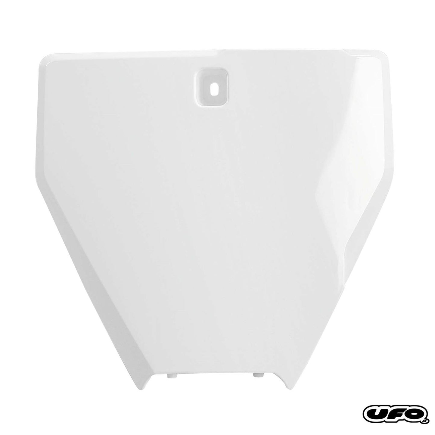 UFO Plastics Front Number Plates for Husqvarna White [MPN: HU03367-041]_82398