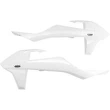 UFO Plastics Radiator Shrouds for KTM SX - White [MPN: KT04061-047]_486635