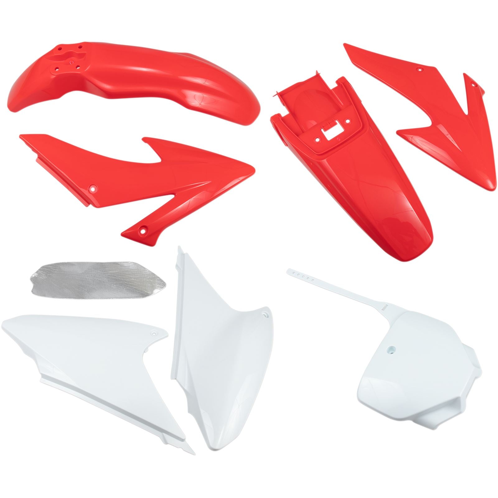UFO Plastics Replacement Body Kit - OE Red/White - '08-'14 CRF230F [MPN: HOKIT117-999]_487653