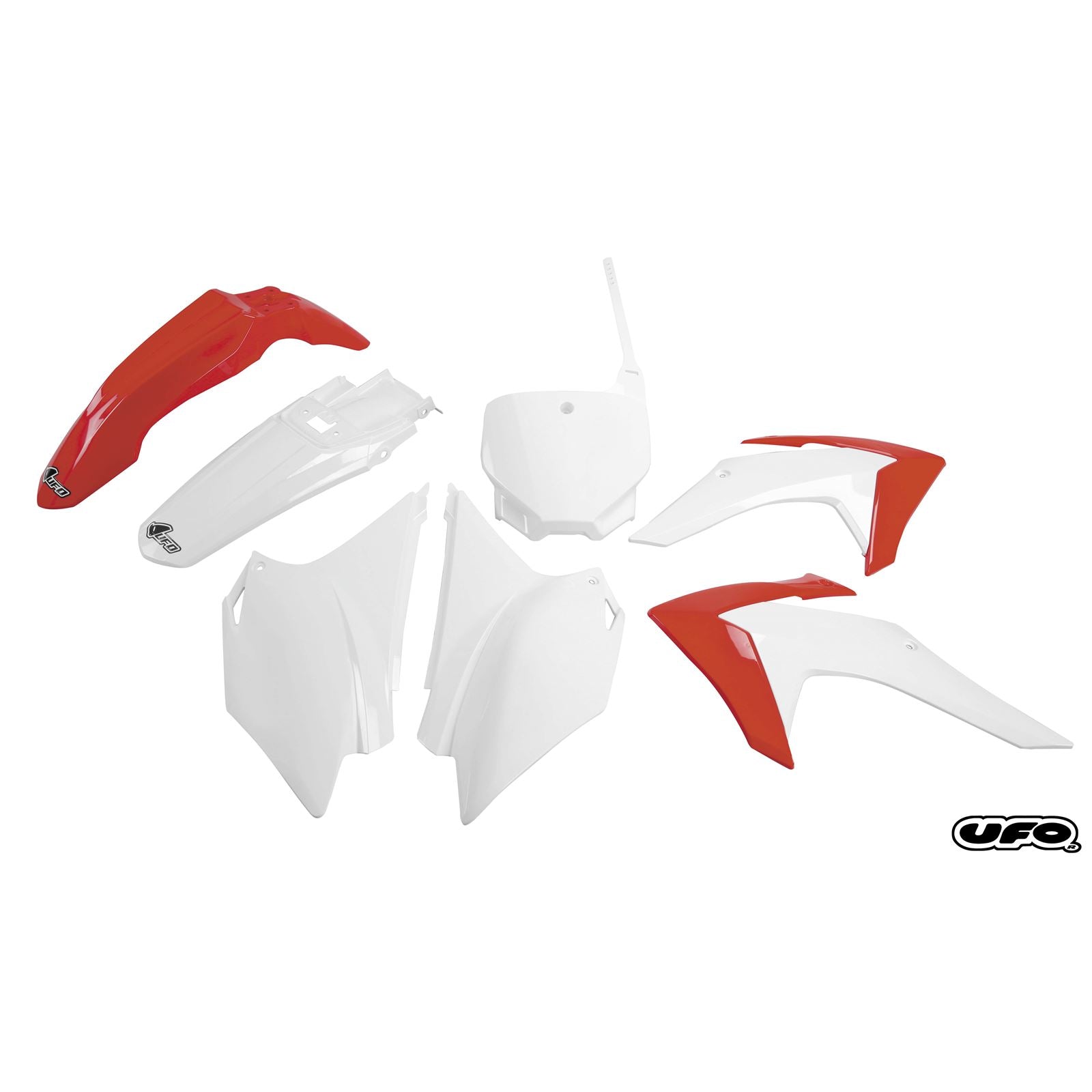 UFO Plastics Replacement Body Kit - OE Red/White - '15-'20 CRF230F [MPN: HOKIT118-999]_82407