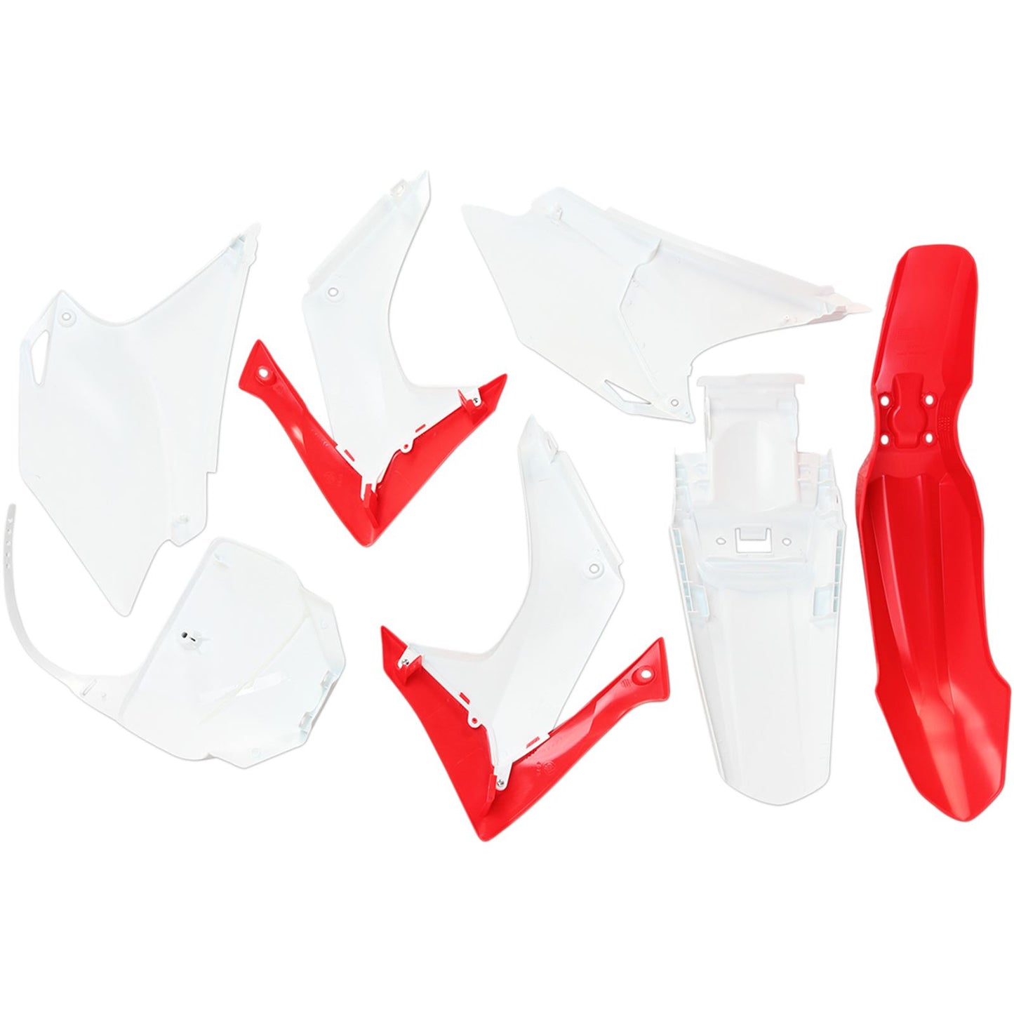 UFO Plastics Replacement Body Kit - OE Red/White - '15-'20 CRF230F [MPN: HOKIT118-999]_487866