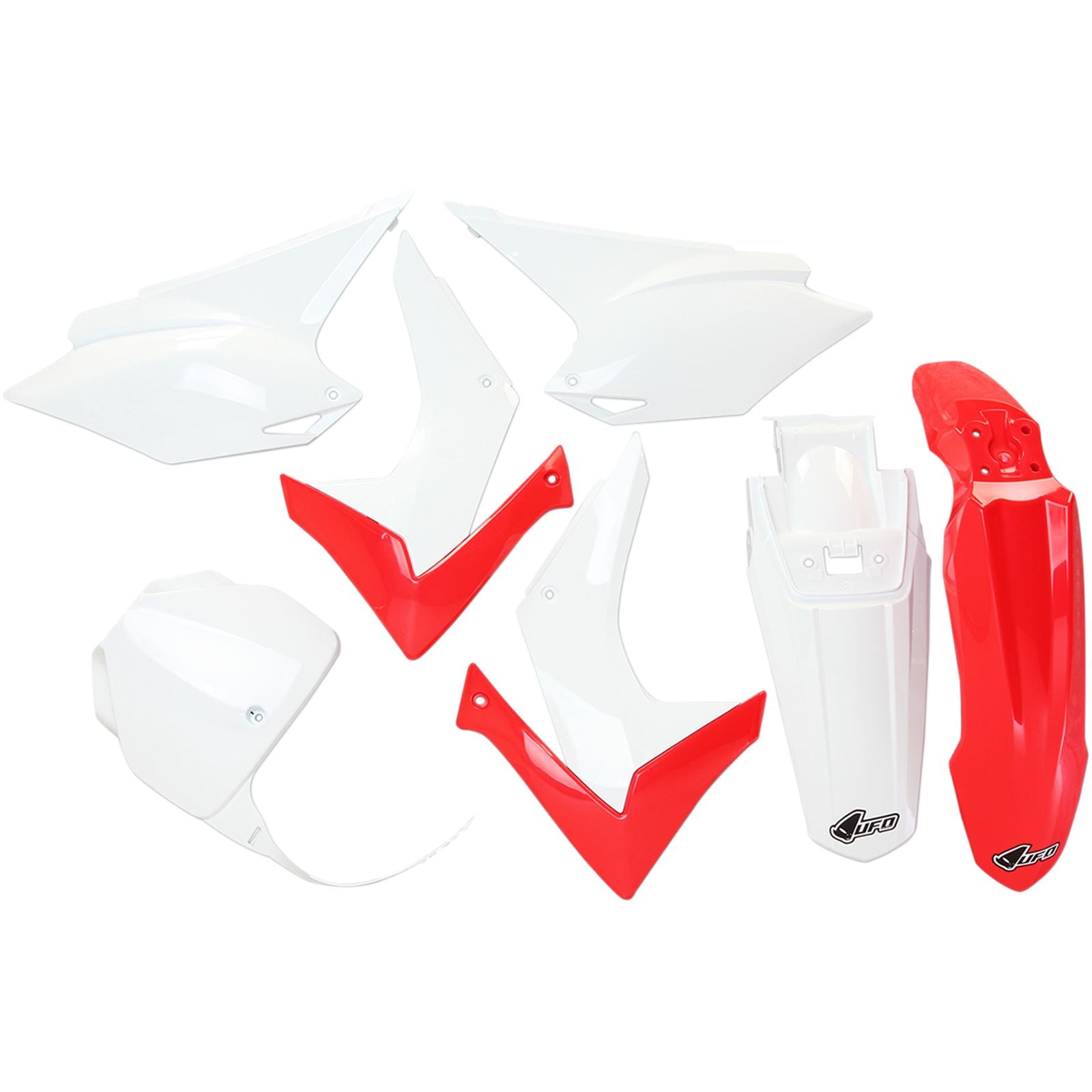 UFO Plastics Replacement Body Kit - OE Red/White - '15-'20 CRF230F [MPN: HOKIT118-999]_487867