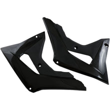UFO Plastics Radiator Covers - CRF450R - Black [MPN: HO04682-001]_487958