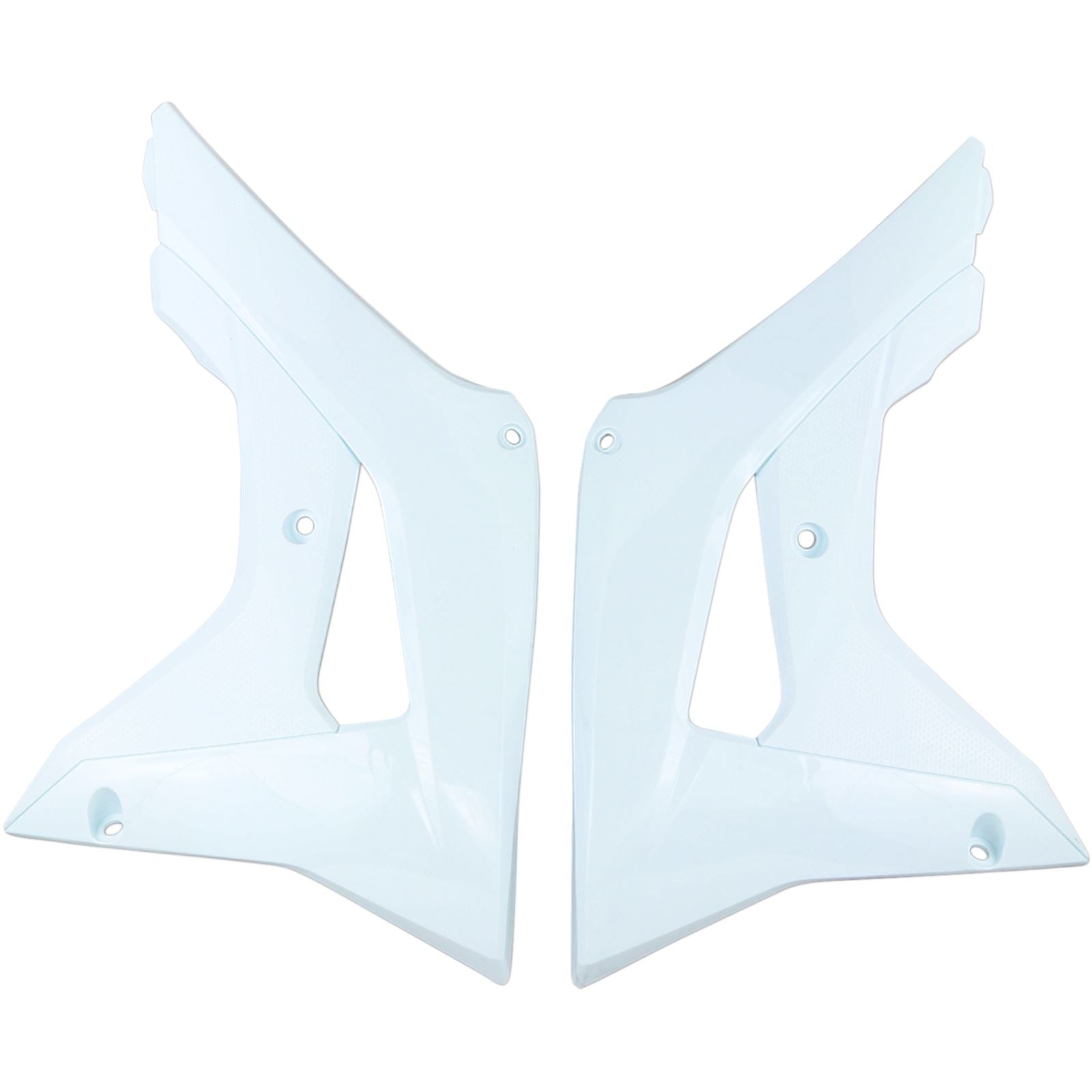 UFO Plastics Radiator Covers - CRF450R - White [MPN: HO04682-041]_487966