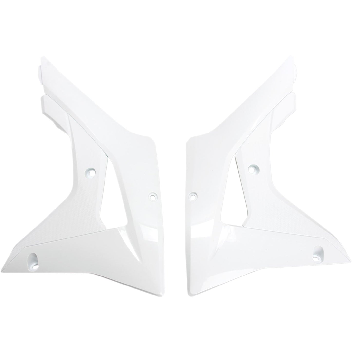 UFO Plastics Radiator Covers - CRF450RX - White [MPN: HO04683-041]_487967