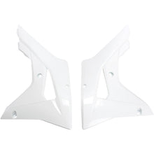 UFO Plastics Radiator Covers - CRF450RX - White [MPN: HO04683-041]_487967
