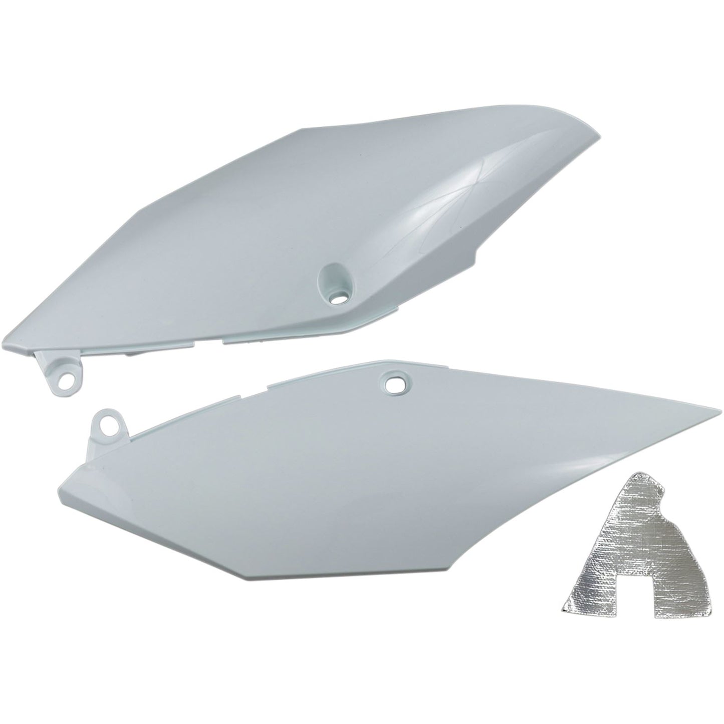 UFO Plastics Side Panels for Honda CRF - White [MPN: HO04693-041]_486746