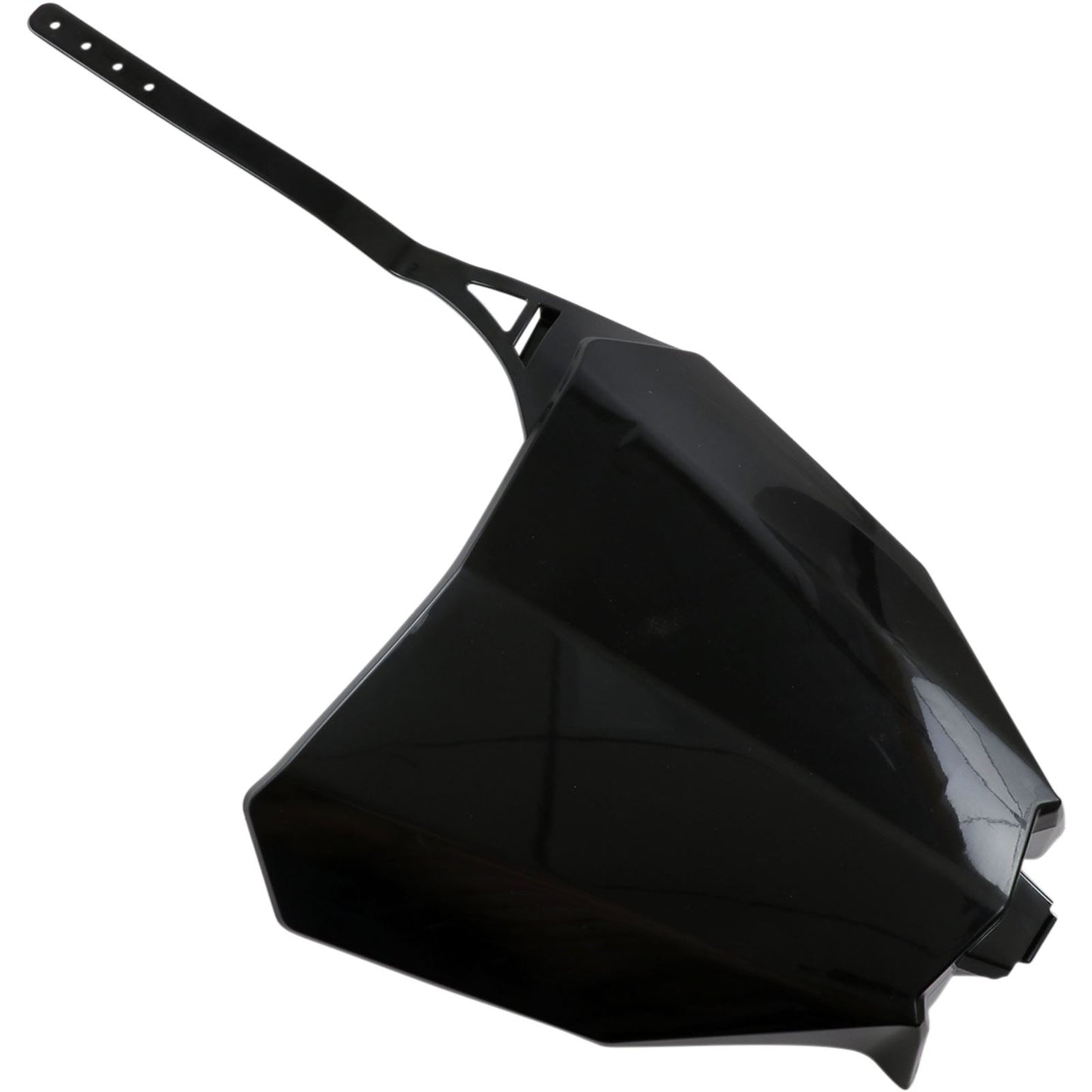 UFO Plastics Front Number Plate - Black for Honda [MPN: HO04686-001]_487962