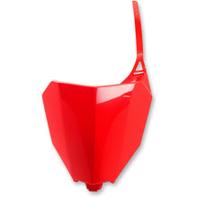 UFO Plastics Front Number Plate for Honda - Red [MPN: HO04686-070]_487973