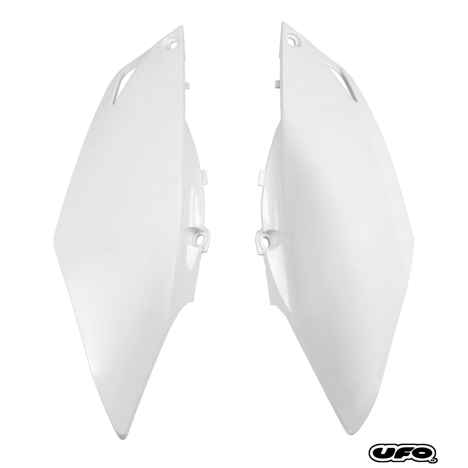 UFO Plastics Side Panels for Honda CRF - White [MPN: HO04669-041]_82473