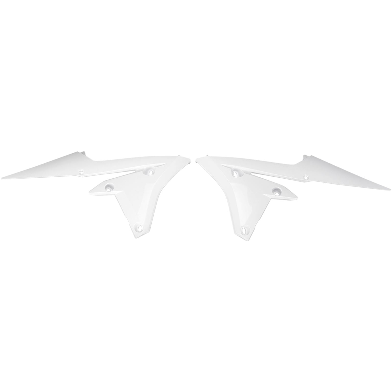 UFO Plastics Radiator Shrouds - YZF '14 - White [MPN: YA04838-046]_486596