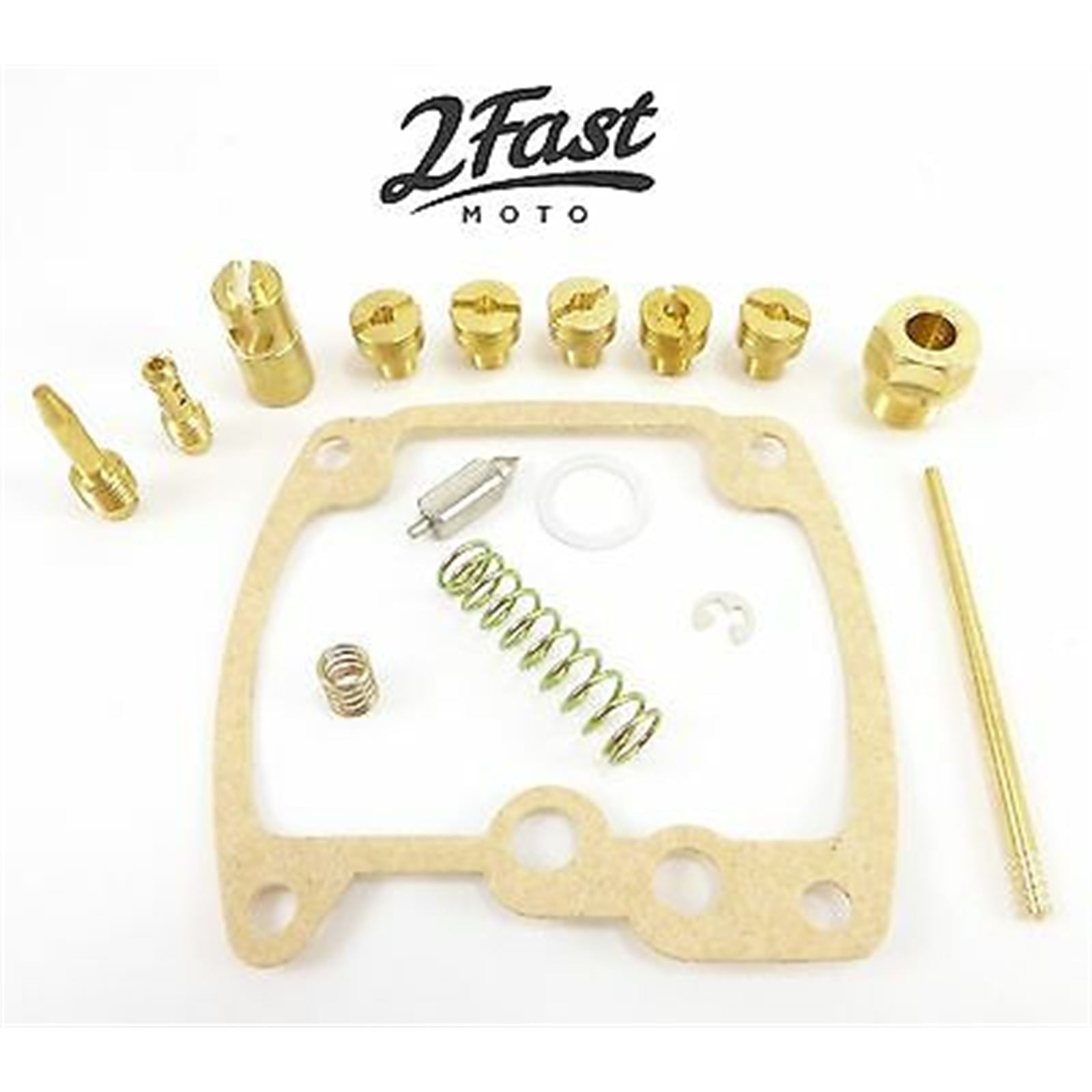 2FastMoto Carburetor Rebuild/Repair Kit - For Kawasaki KH250/S1250 kk-0039_652903