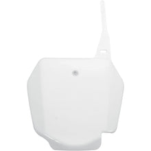 UFO Plastics Front Number Plate for Suzuki - White [MPN: SU03968-041]_487349