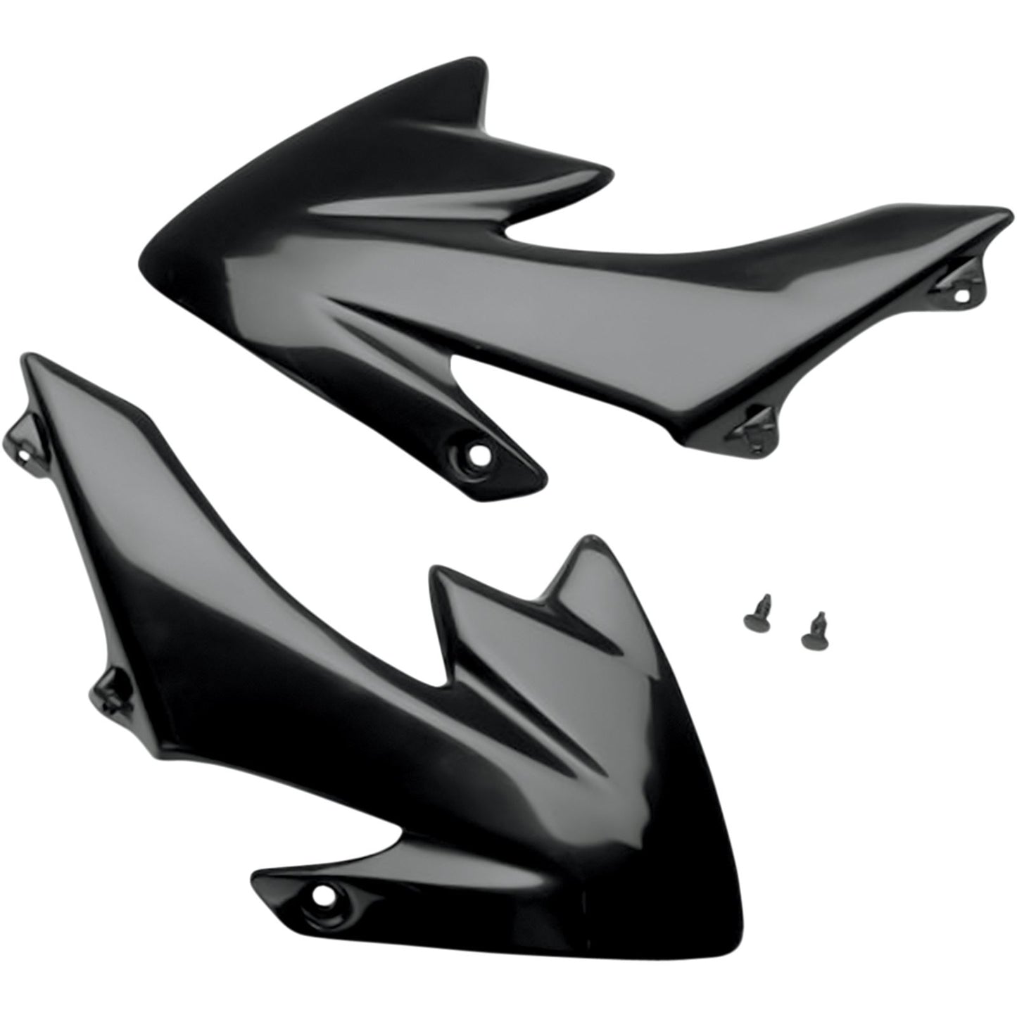 UFO Plastics Radiator Covers for Honda CRF 50 - Black [MPN: HO03643-001]_486372