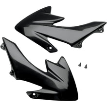 UFO Plastics Radiator Covers for Honda CRF 50 - Black [MPN: HO03643-001]_486372