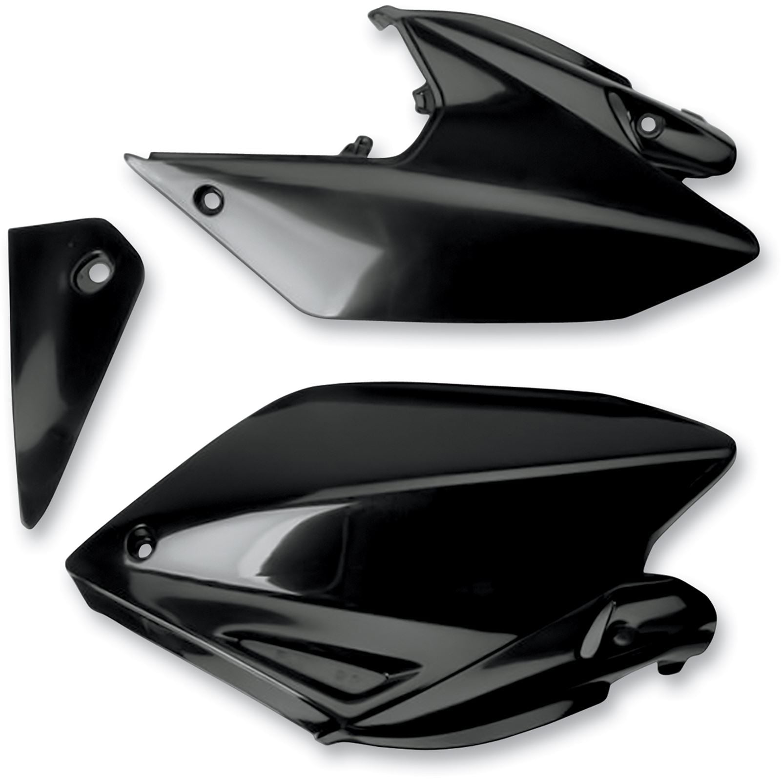 UFO Plastics Side Panels - CRF250X - Black [MPN: HO03647-001]_486387