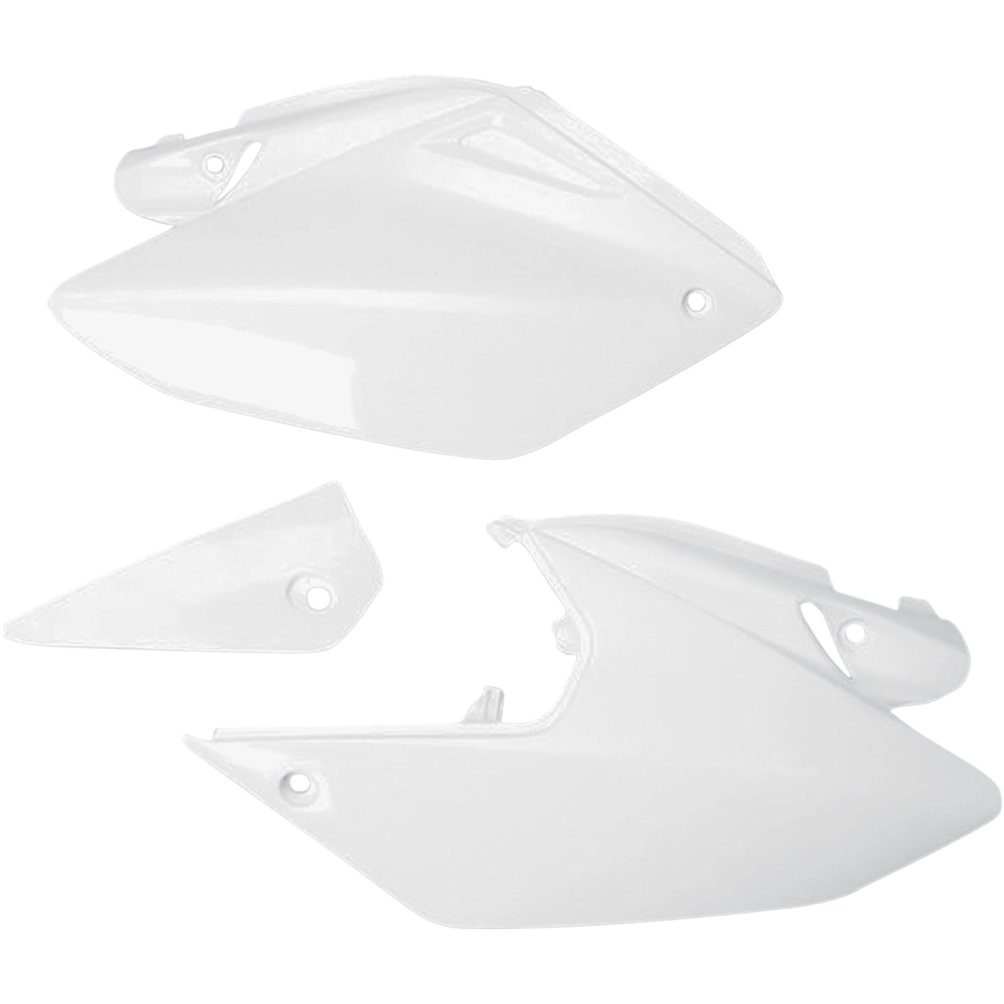 UFO Plastics Side Panels - CRF250X - White [MPN: HO03647-041]_486388