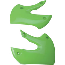 UFO Plastics Radiator Shroud Fits Kawasaki/Suzuki - Green [MPN: KA03733-026]_486382