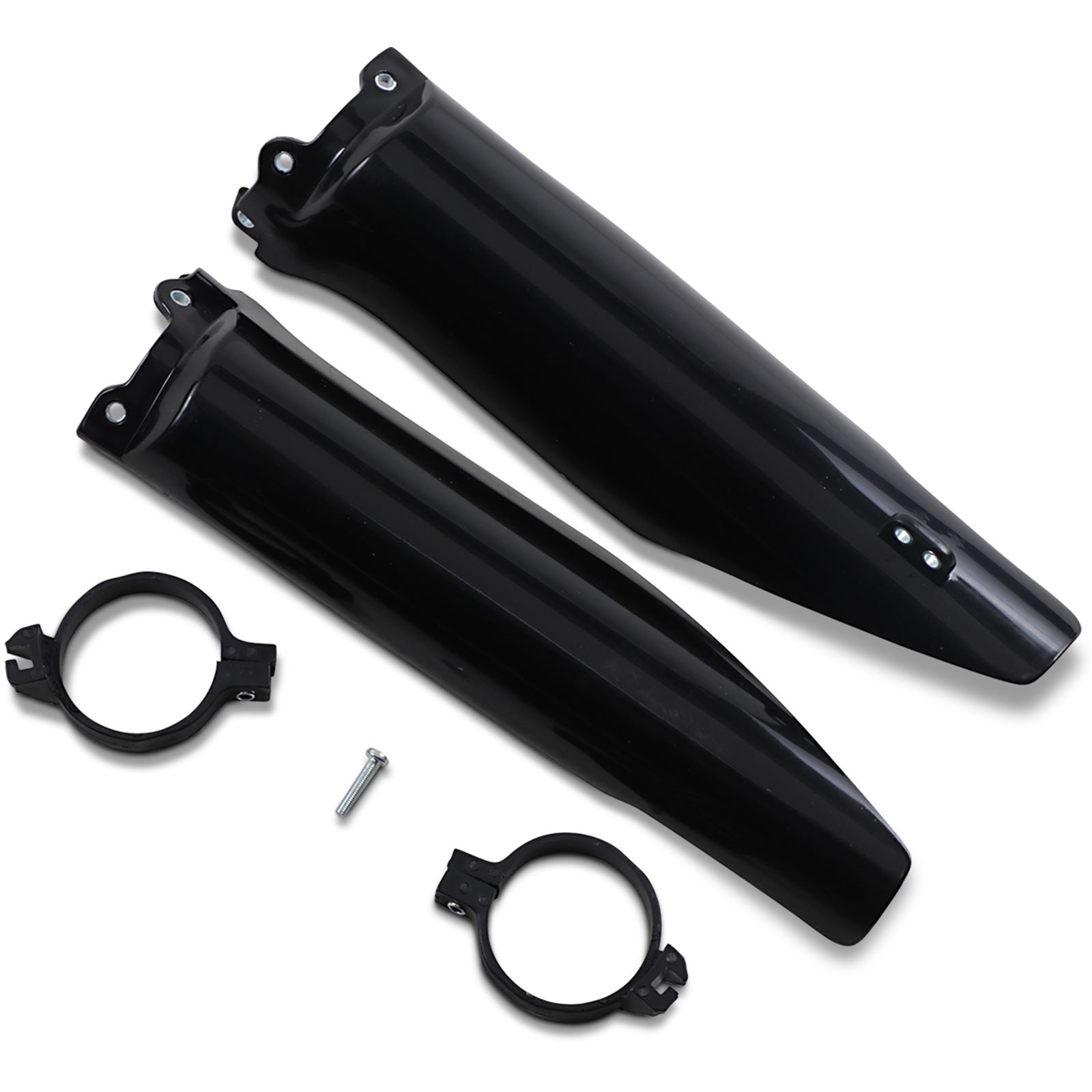UFO Plastics Fork Cover - Black - KX [MPN: KA03760-001]_1040912