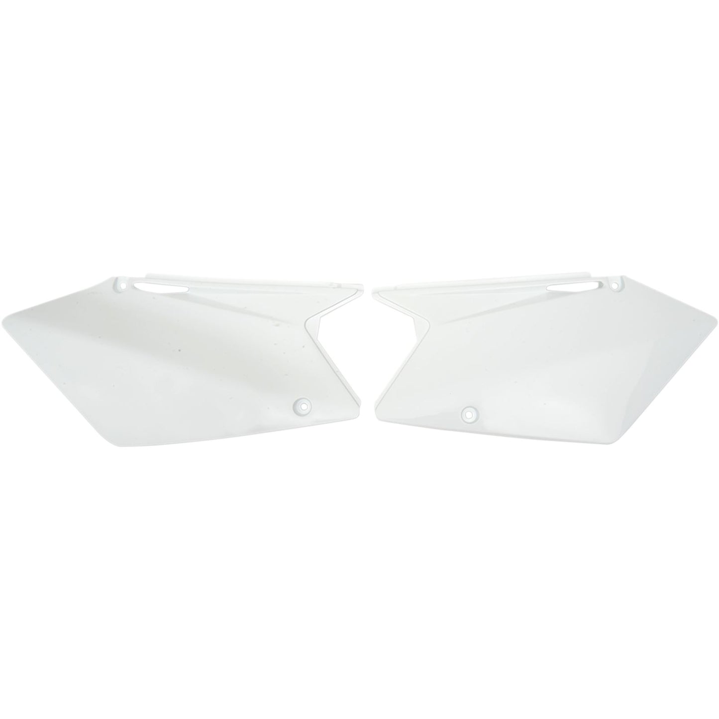 UFO Plastics Side Panels - RMZ 450 - White [MPN: SU03910-041]_486395