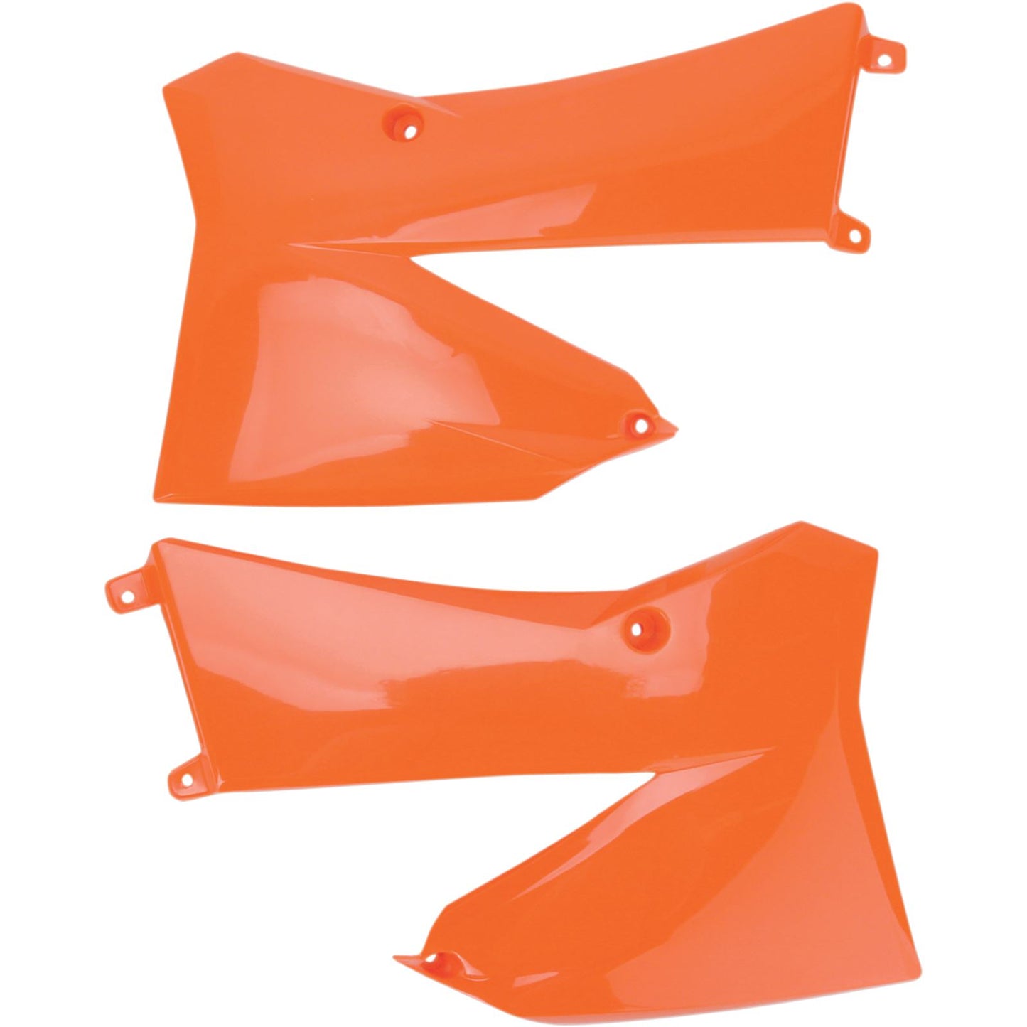 UFO Plastics Radiator Shrouds - 105/85 SX - Orange [MPN: KT03088-127]_486428