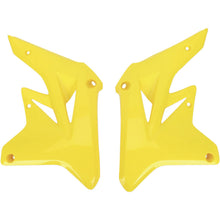UFO Plastics Radiator Shrouds - Yellow - RMZ 250 [MPN: SU04901-102]_486431