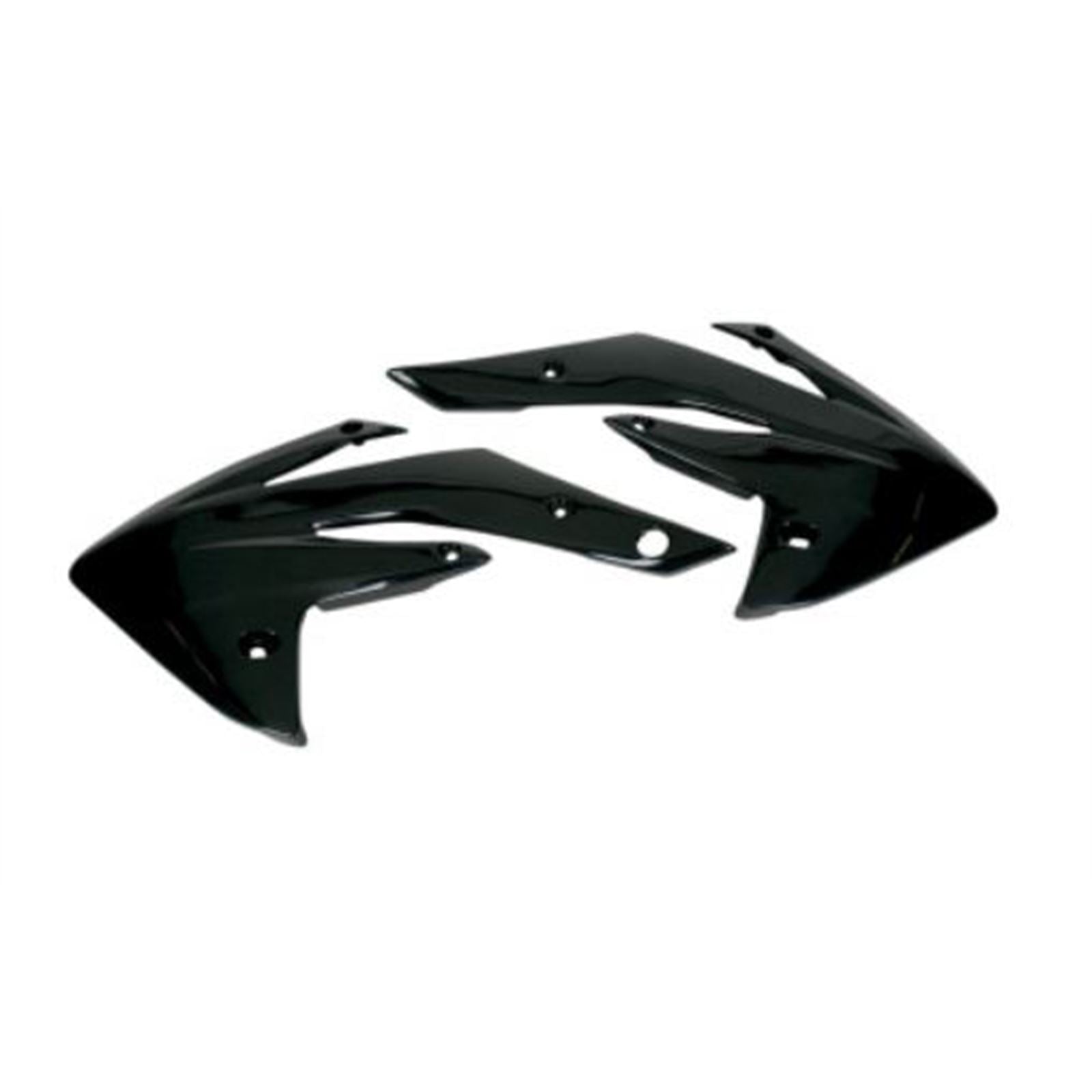UFO Plastics Radiator Shrouds fits Honda CRF 150 - Black [MPN: HO04619-001]_869159