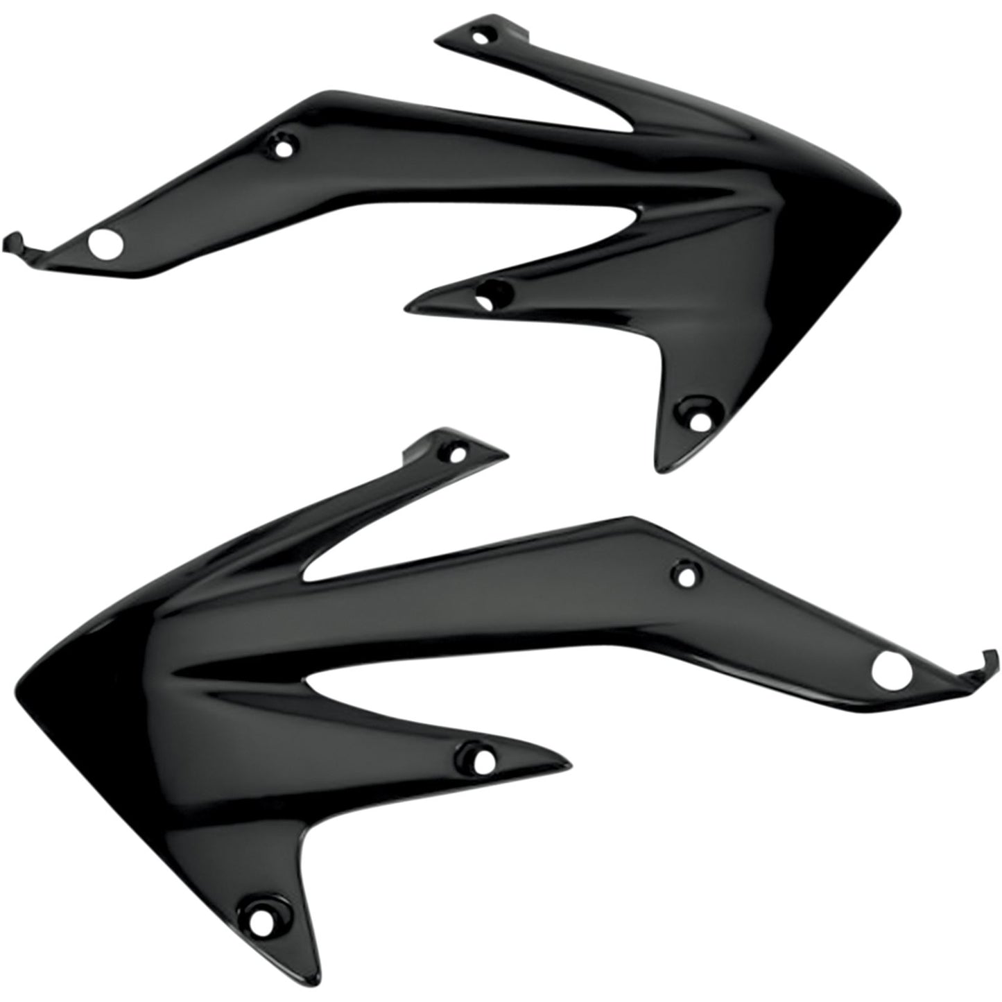 UFO Plastics Radiator Shrouds fits Honda CRF 450 X - Black [MPN: HO04600-001]_486396