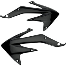 UFO Plastics Radiator Shrouds fits Honda CRF 450 X - Black [MPN: HO04600-001]_486396