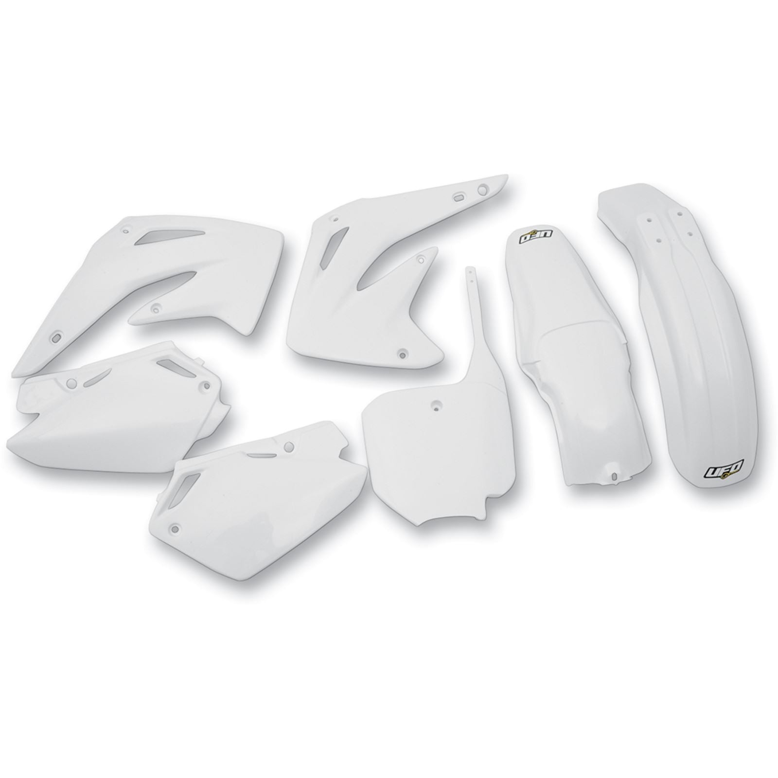 UFO Plastics Replacement Body Kit - White - '03-'06 CR85 [MPN: HOKIT109-041]_487670
