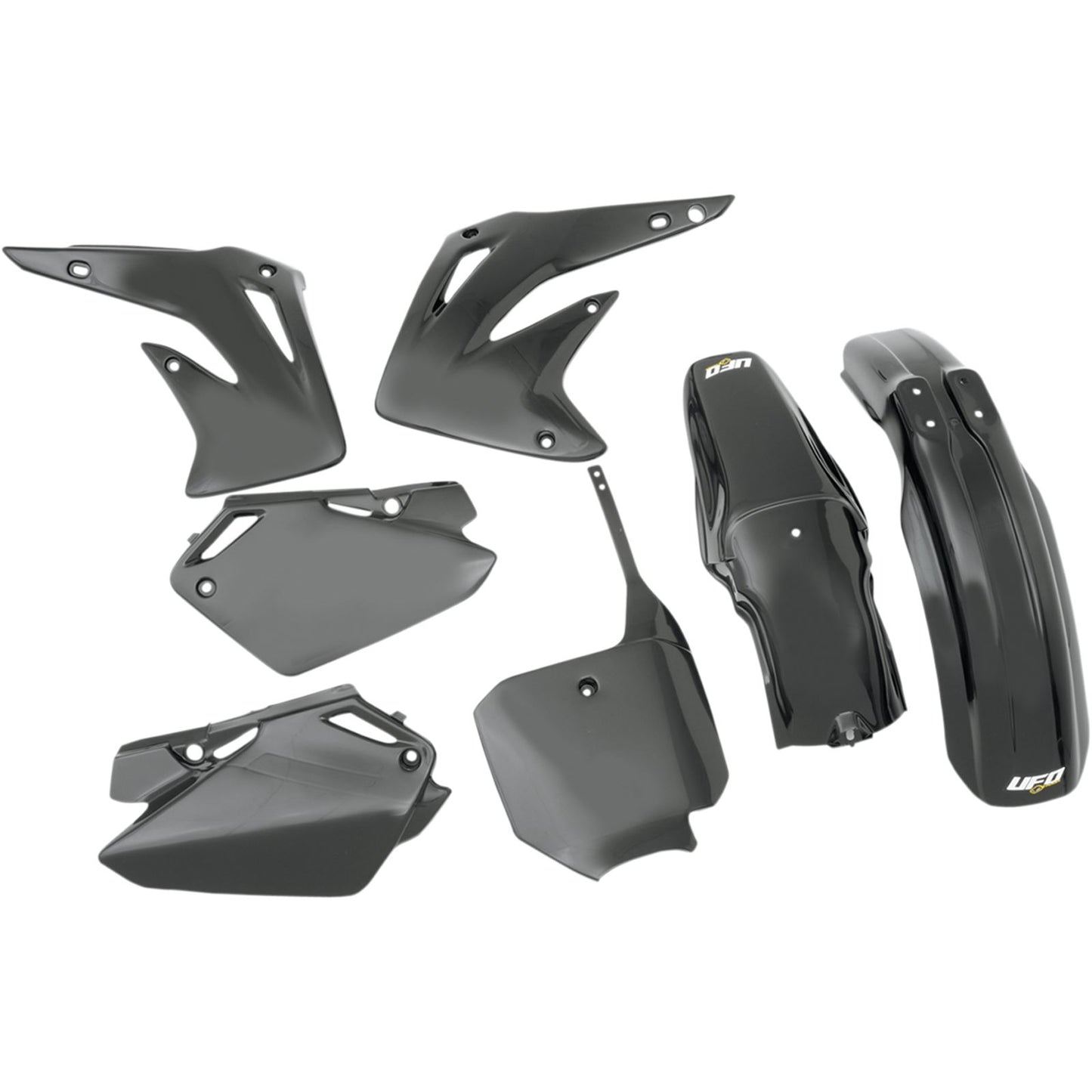 UFO Plastics Replacement Body Kit - Black - '03-'06 CR85 [MPN: HOKIT109-001]_487669
