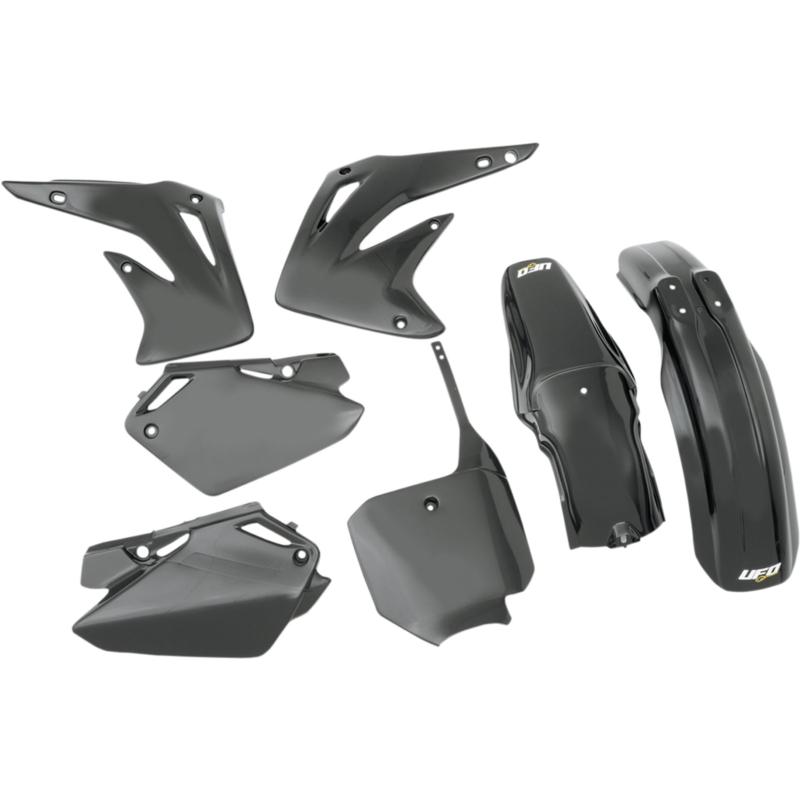 UFO Plastics Replacement Body Kit - Black - '03-'06 CR85 [MPN: HOKIT109-001]_487669