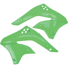 UFO Plastics Radiator Shroud - KXF 450 - Green [MPN: KA03788-026]_486436
