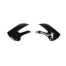 UFO Plastics Radiator Shrouds Fits Kawasaki Black [MPN: KA03733-001]_869162