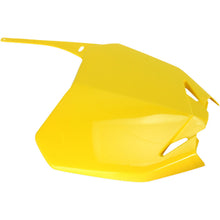 UFO Plastics Front Number Plate for Suzuki - Yellow [MPN: SU04919-102]_486498