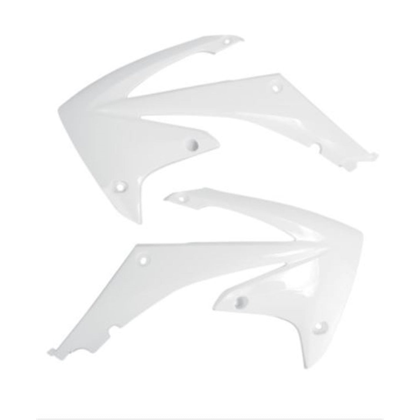 UFO Plastics Radiator Shroud fits Honda CRF 450 '09 - White [MPN: HO04637-041]_869169