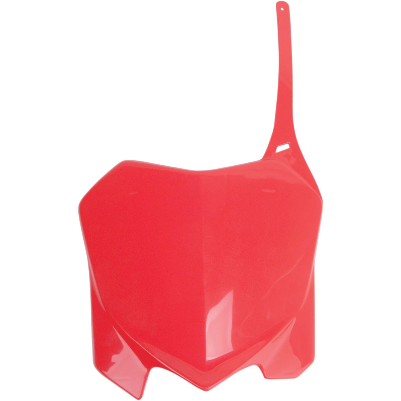 UFO Plastics Front Number Plate - '09 CRF450 - Red [MPN: HO04639-070]_486459