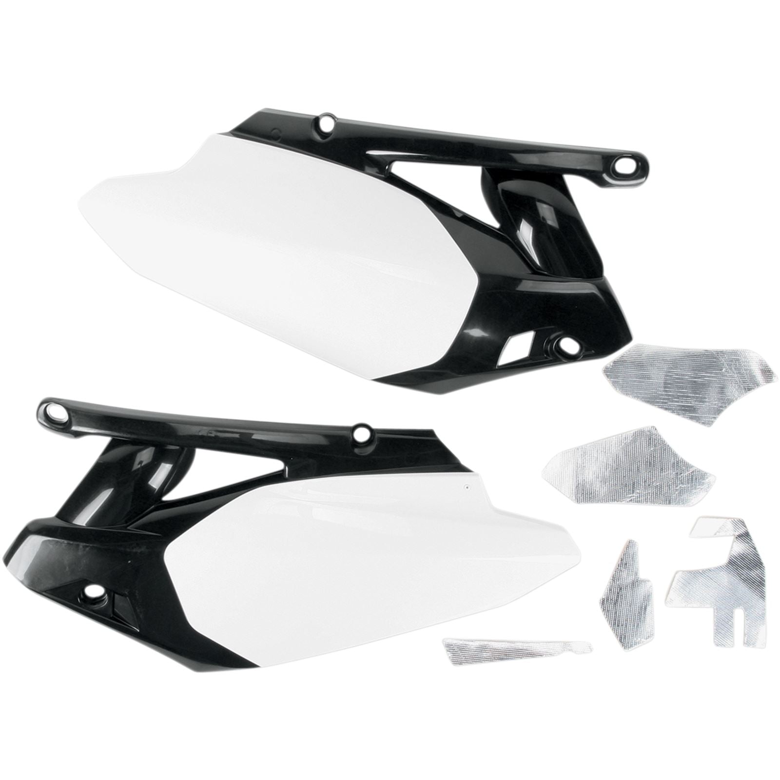 UFO Plastics Side Panels - YZF 450 '10 - White [MPN: YA04819-046]_486489