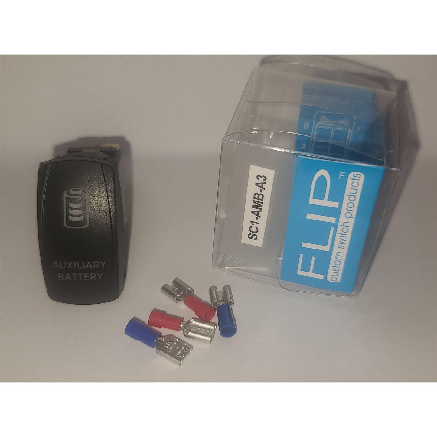 Flip Auxiliary Battery Switch - SC1-Amb-A3 [MPN: SC1-Amb-A3]_1537767