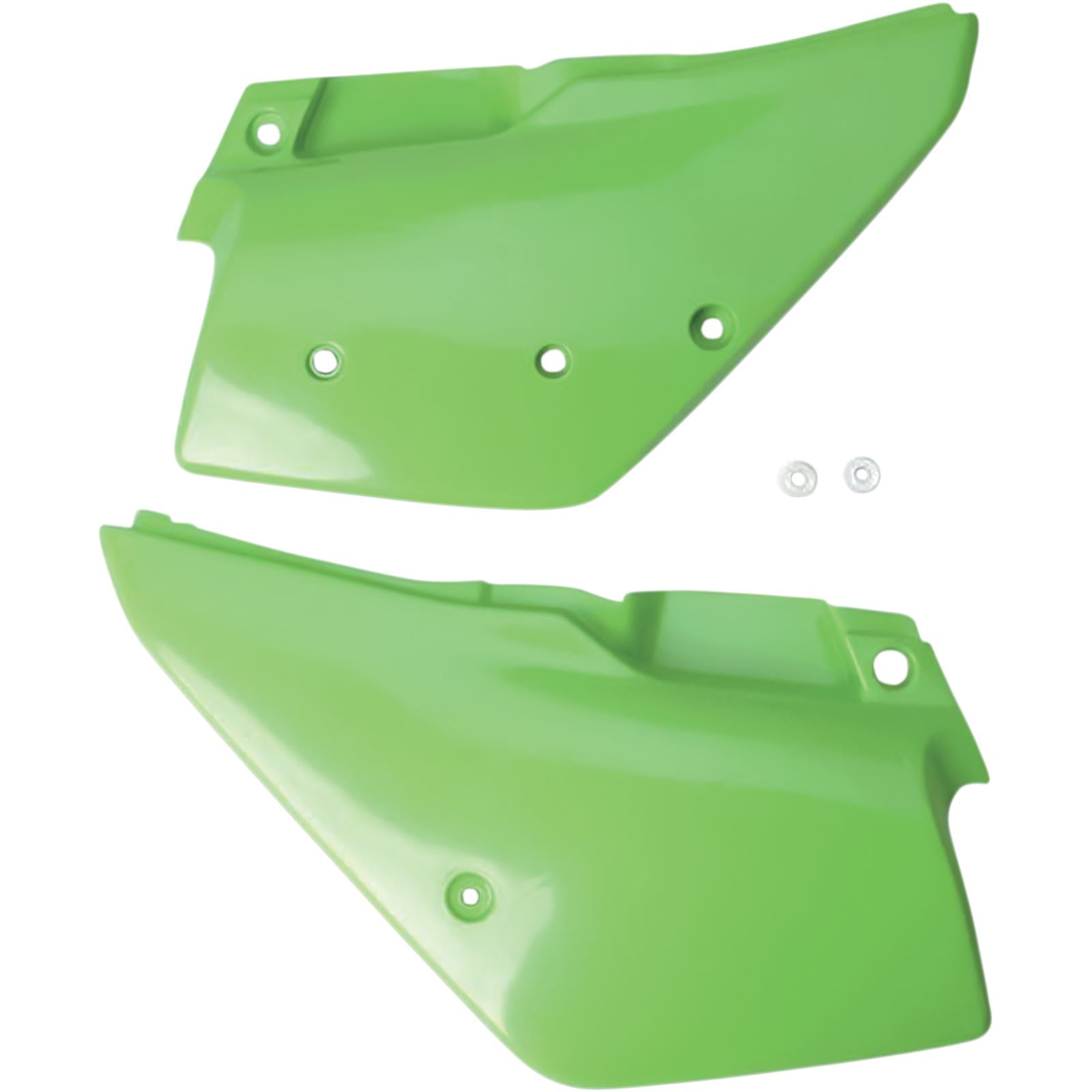 UFO Plastics Side Panels - KDX 200 - Green [MPN: KA02788-026]_486390