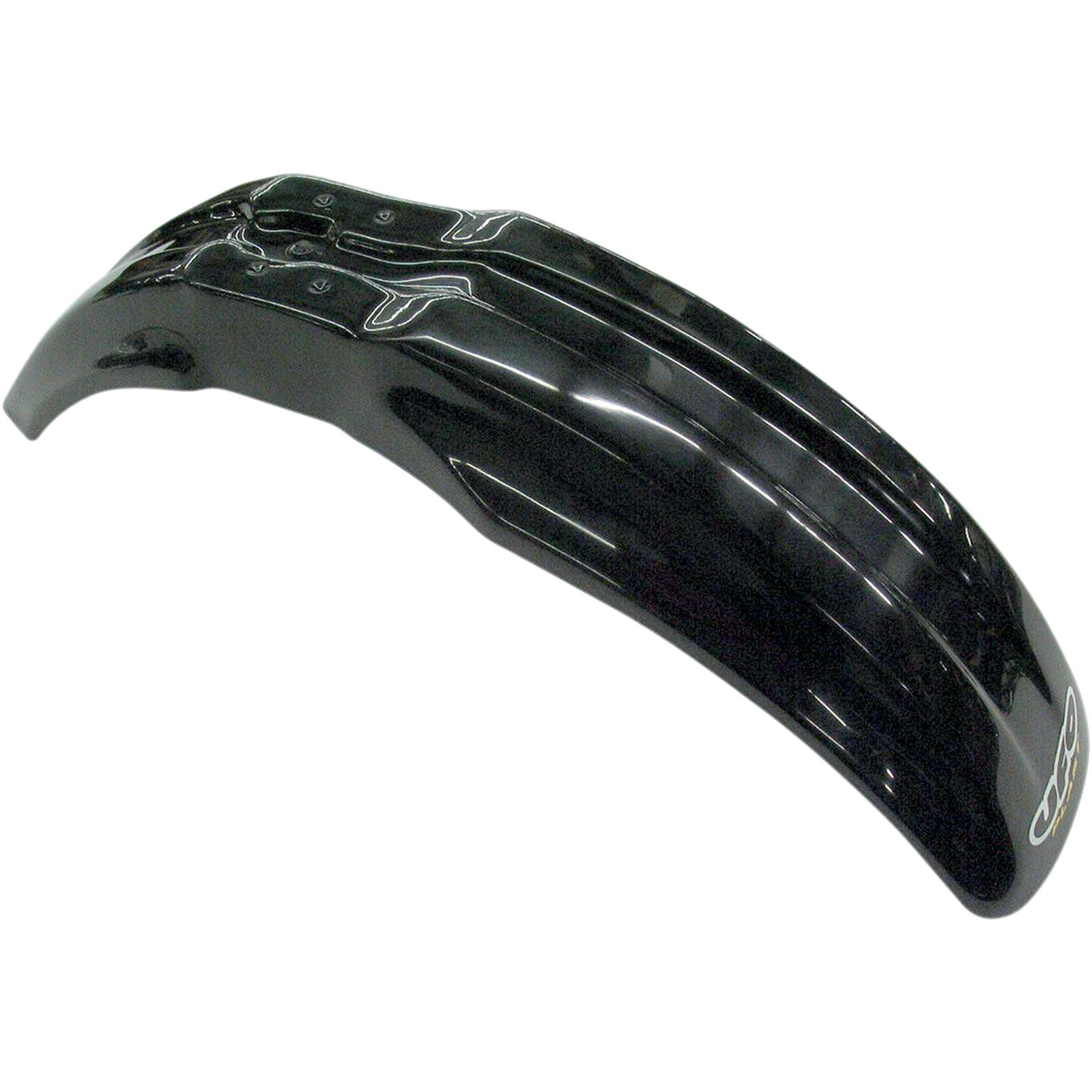 UFO Plastics Front Fender - Black - KX80/85 [MPN: KA02757-001]_487409