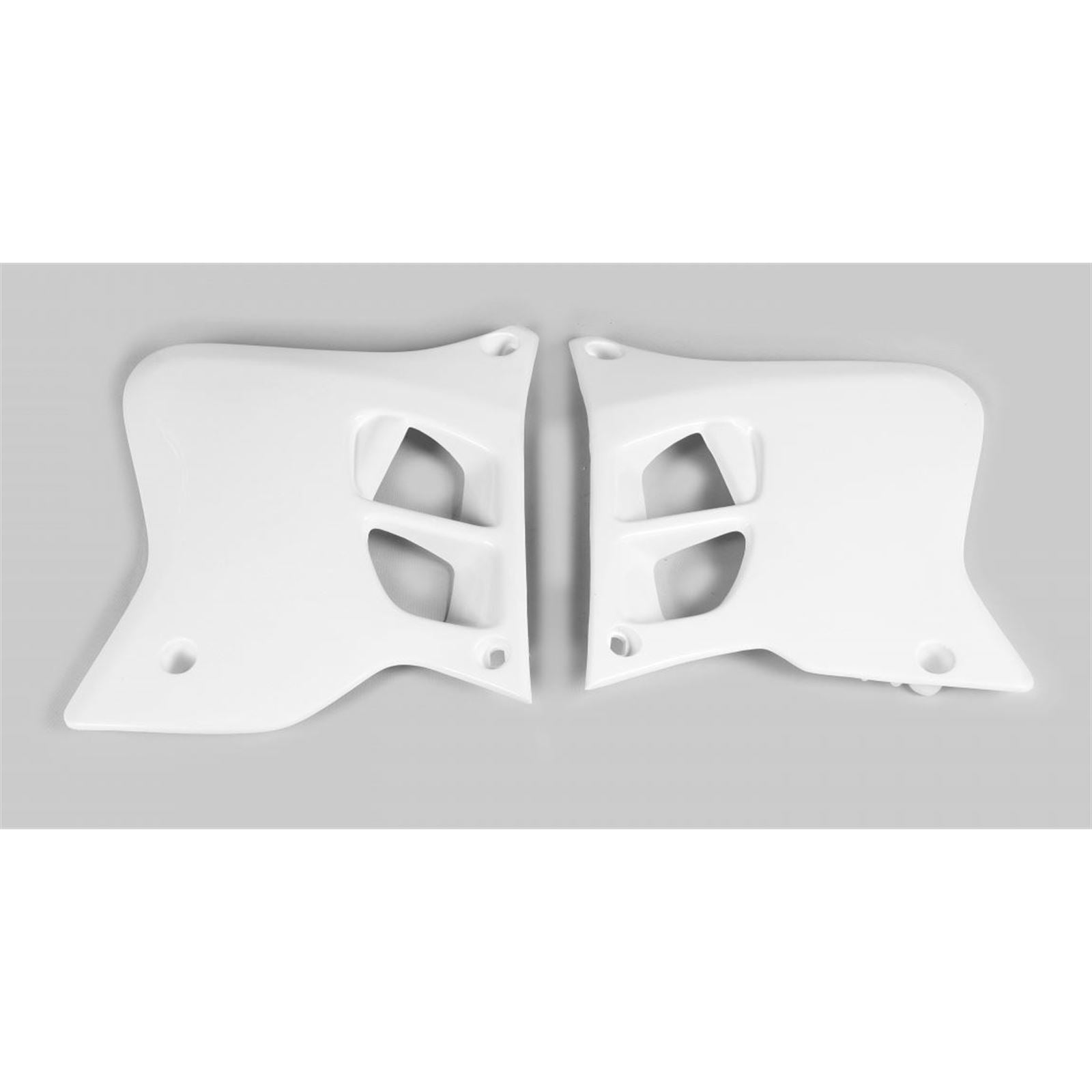 UFO Plastics Radiator Shrouds for Yamaha White [MPN: YA02856-046]_871545