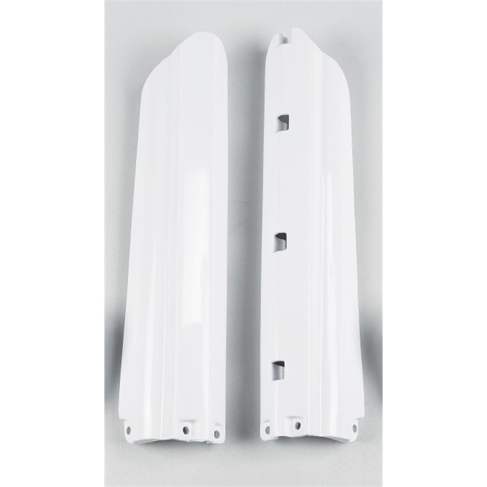 UFO Plastics Fork Slider Protectors for Yamaha White [MPN: YA02838-046]_914587