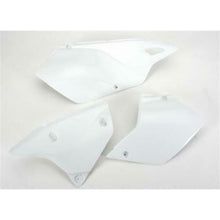 UFO Plastics Side Number Plates For Suzuki White [MPN: SU02946-041]_874671