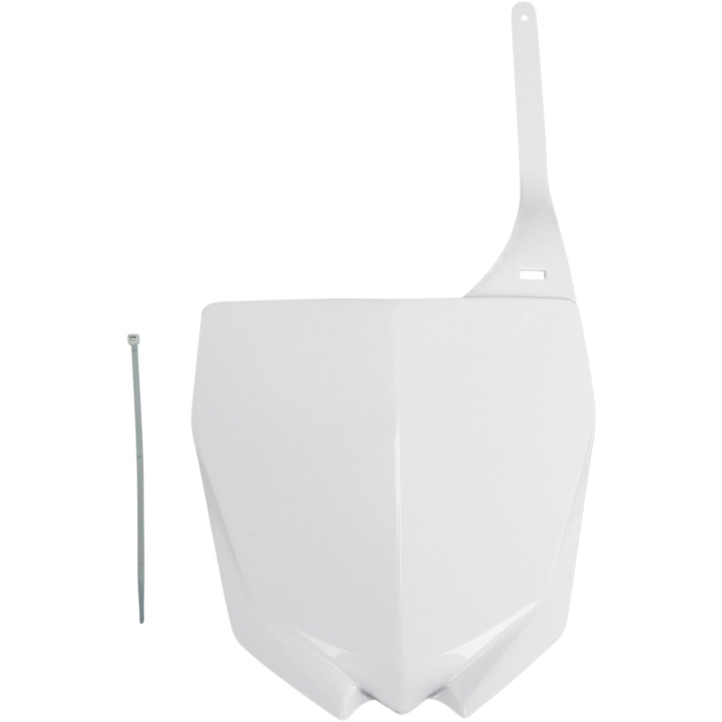 UFO Plastics Number Plate - YZF '10 - White [MPN: YA04813-046]_486487